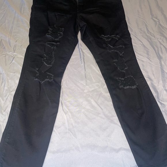 Arizona Juniors distressed Jeans , High Waisted Size 15 - Picture 6 of 7